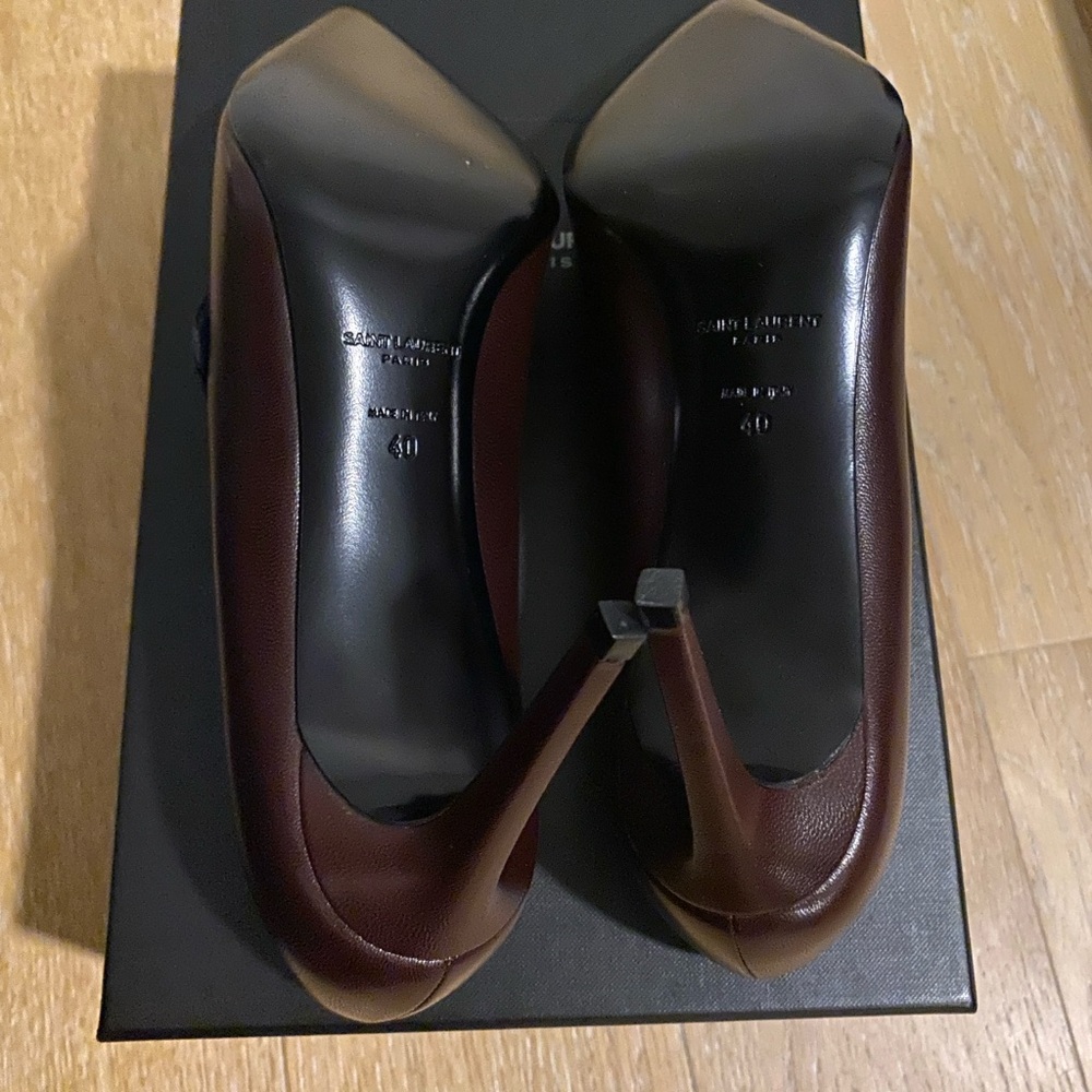 Saint Laurent Anja Amaretto Heels - Picture 3 of 5